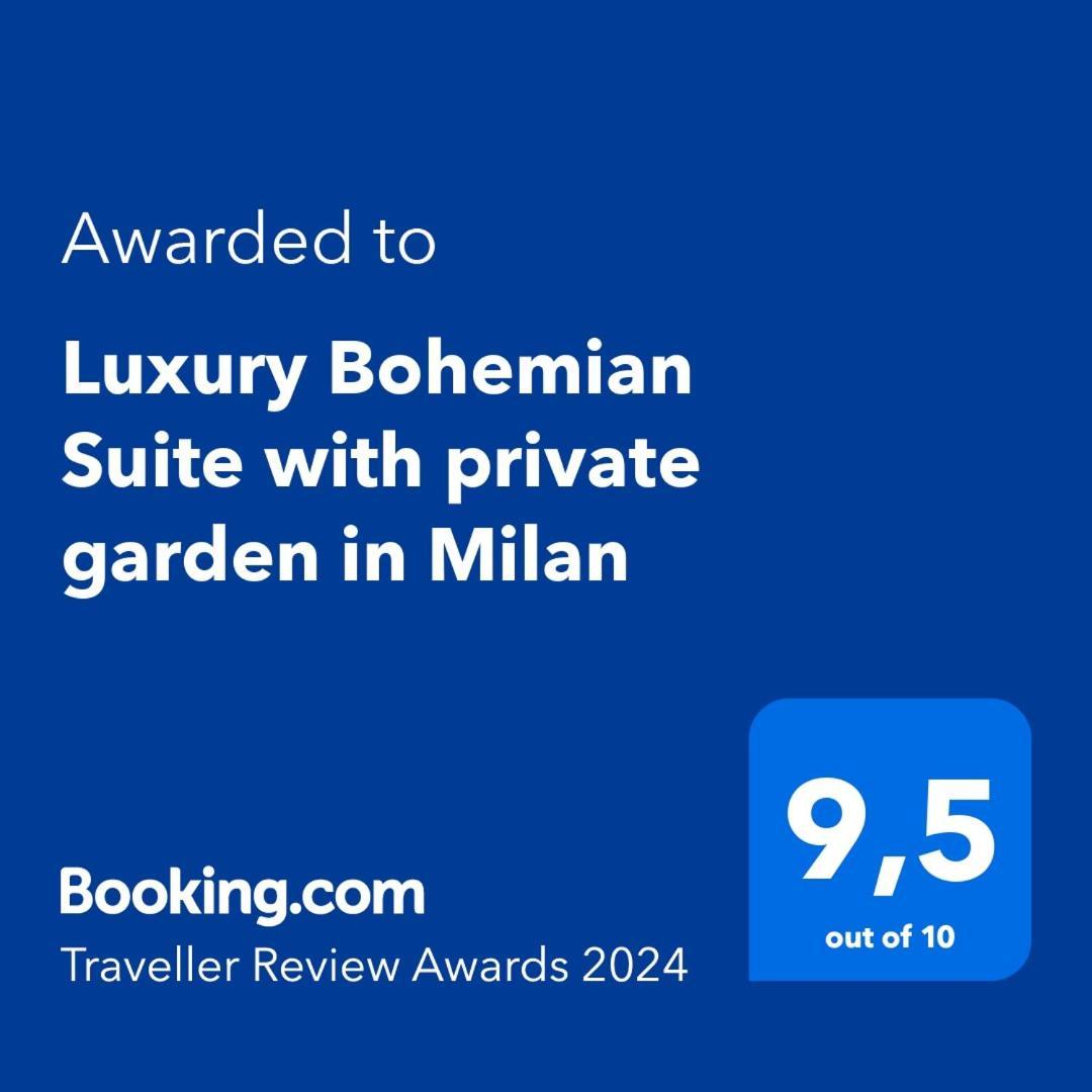 Luxury Bohemian Suite With Private Garden In Milán Exteriér fotografie